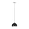 Z-Lite Landry 1 Light Pendant, Matte Black & Brushed Nickel 1004P10-MB-BN - alternate 1